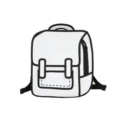 3D Comic School Backpack SD00153