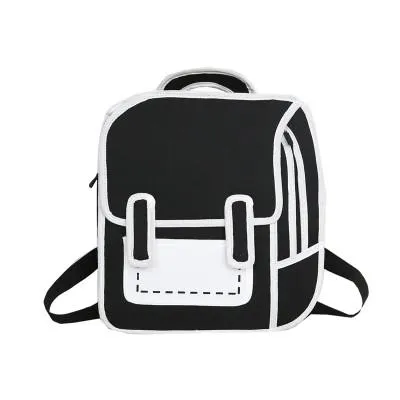 3D Comic School Backpack SD00153