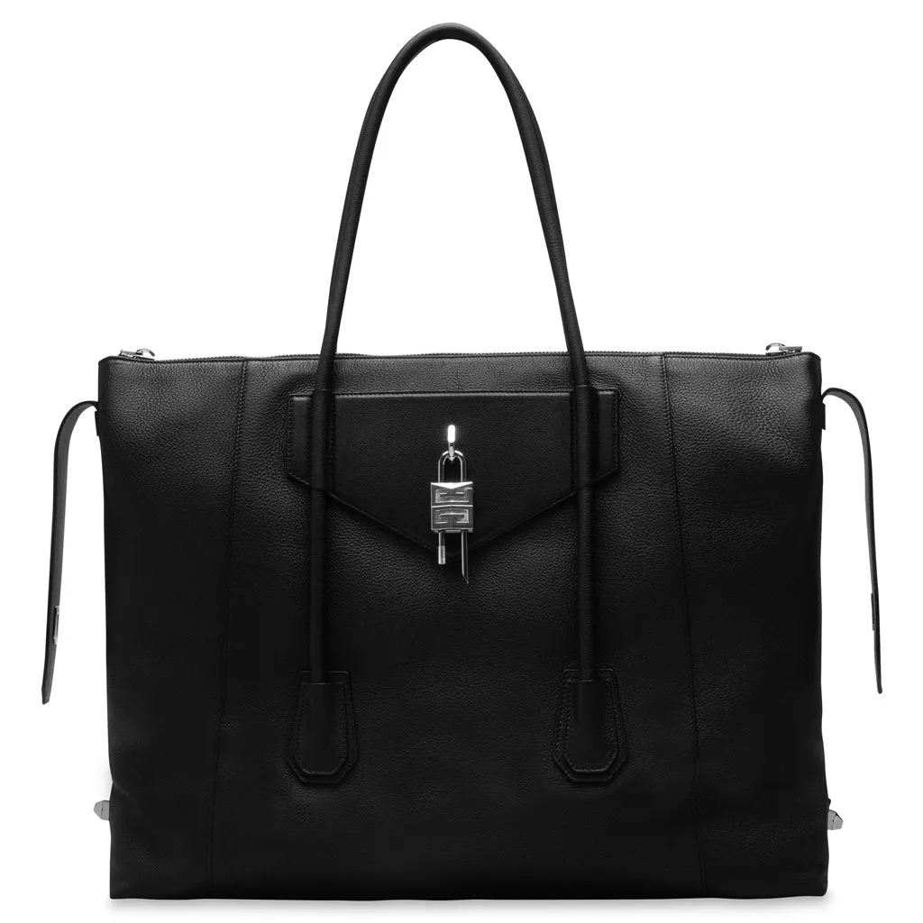 Antigona Lock Soft Large Bag - Black