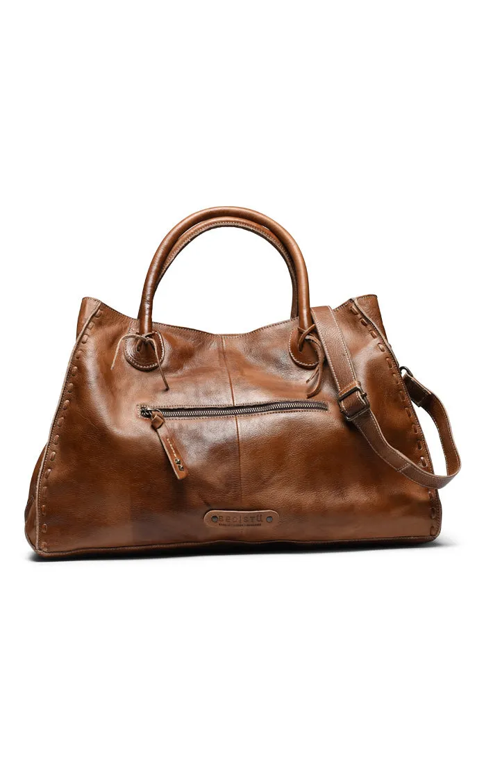 BedStu Rockaway Large Leather Bag