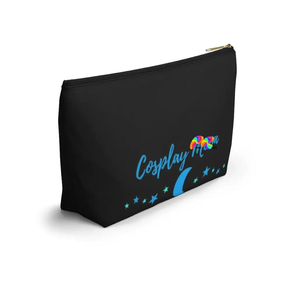 Black "Con Life" Makeup Bag