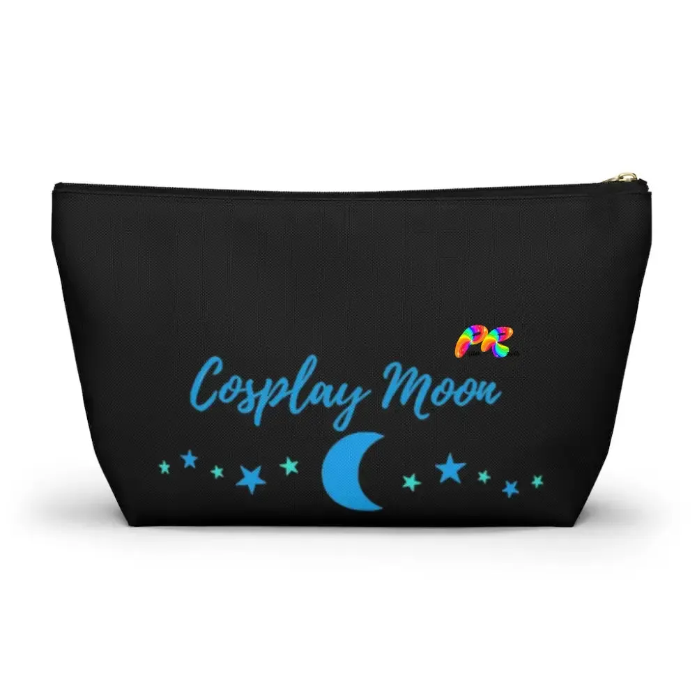 Black "Con Life" Makeup Bag