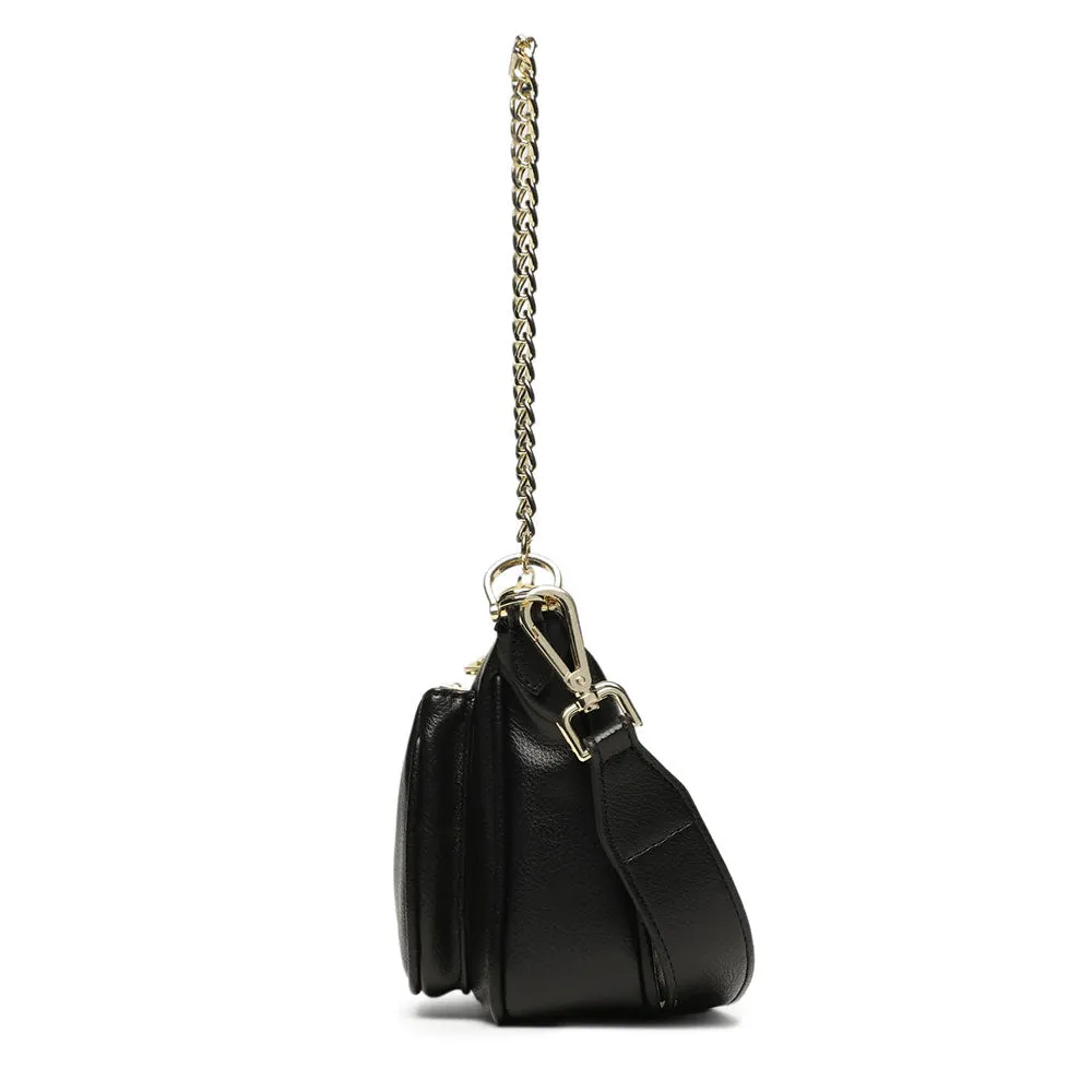 Borsa Donna Hobo con Mini Pochette LOVE MOSCHINO colore Nero JC4088