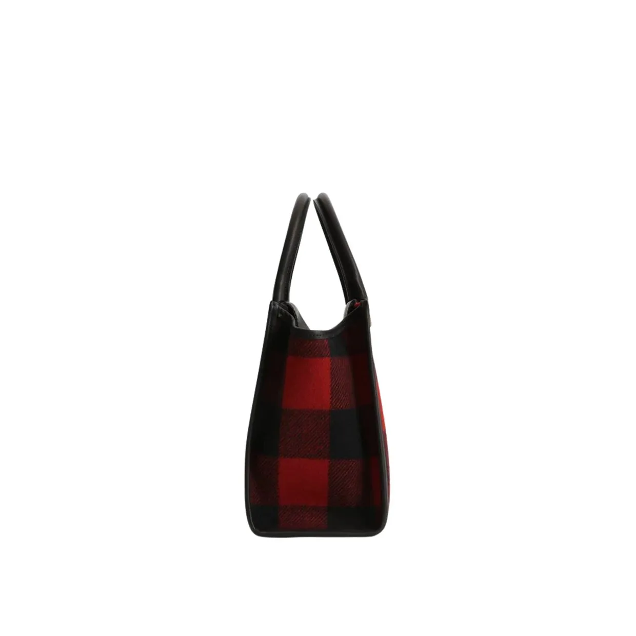 Borsa Woolrich Wool Tote Bag Rosso / Nero