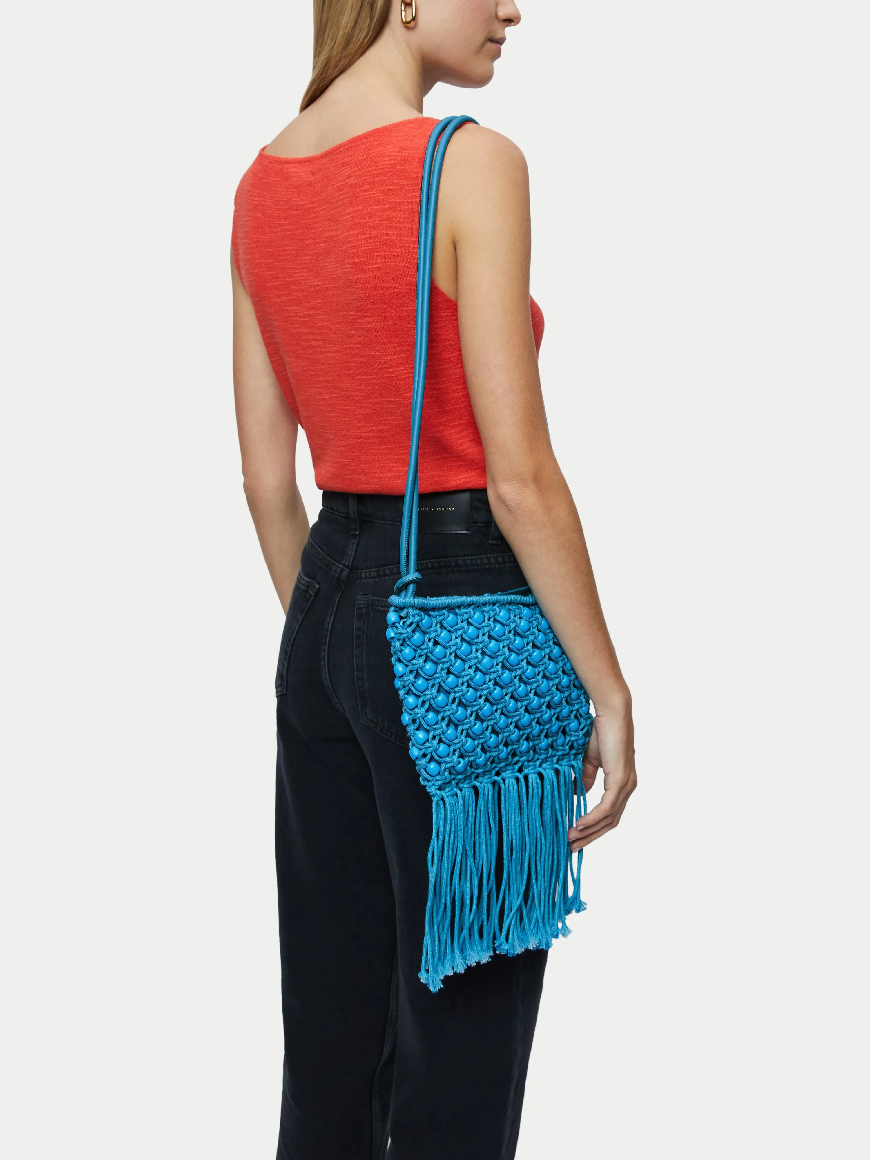 Brennan String Crossbody Bag | Blue