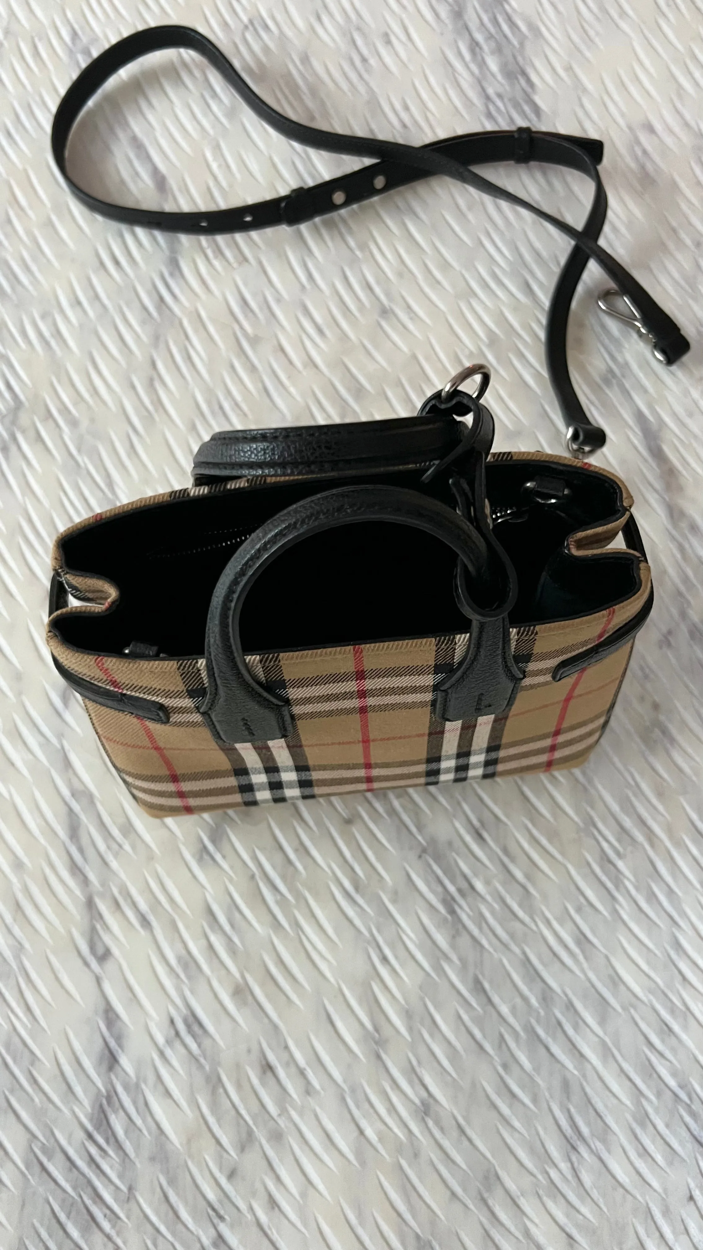 Burberry Baby Banner Vintage Check Tote Bag