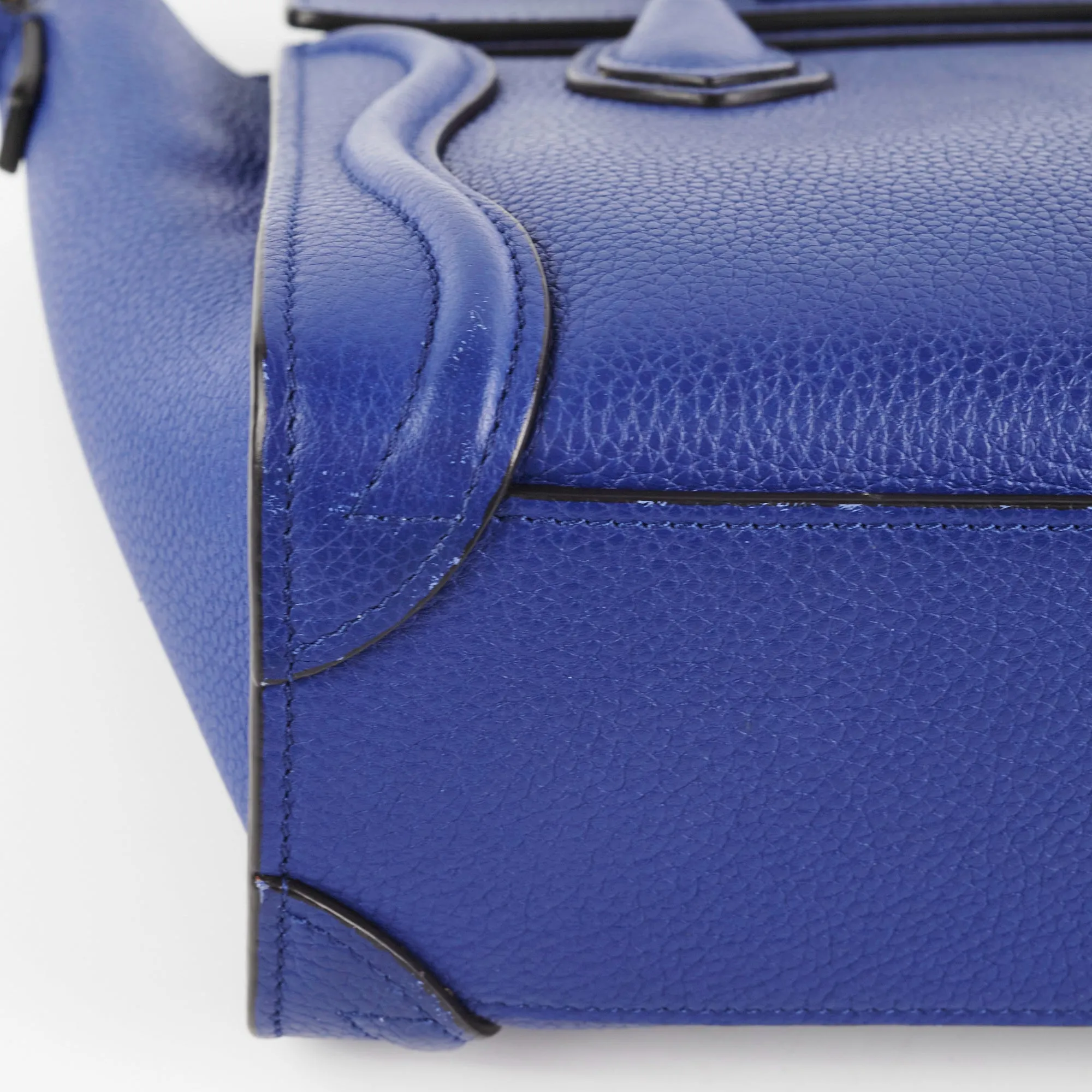 Celine Nano Luggage Blue Bag