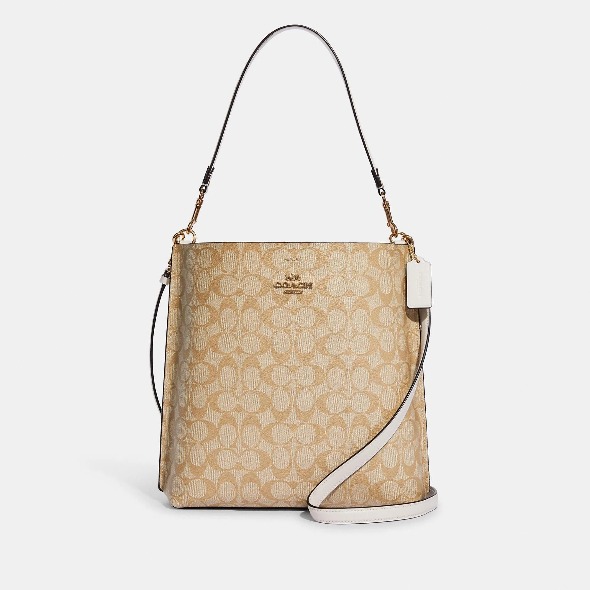 Coach Outlet Mollie Bucket Bag In Signature Canvas