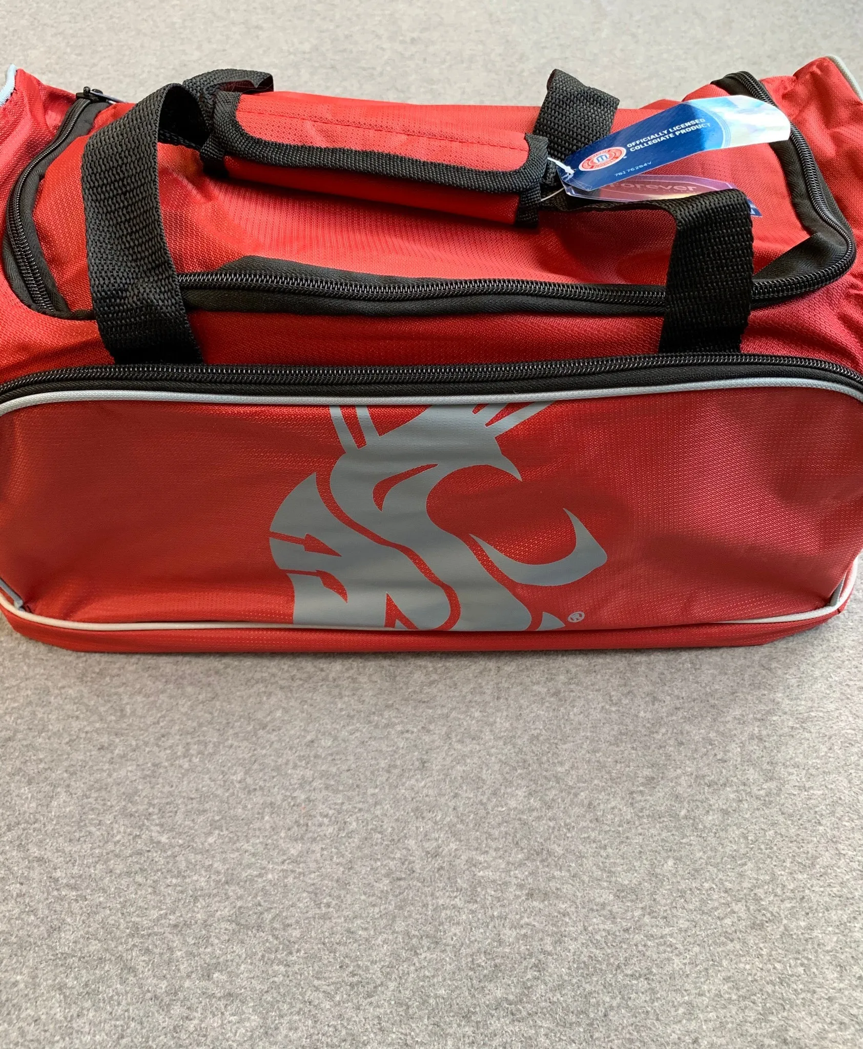 Crimson and Gray WSU Duffel Bag