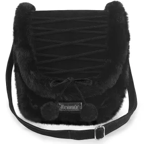 Demonia HB-663 Faux Fur Crossbody Bag