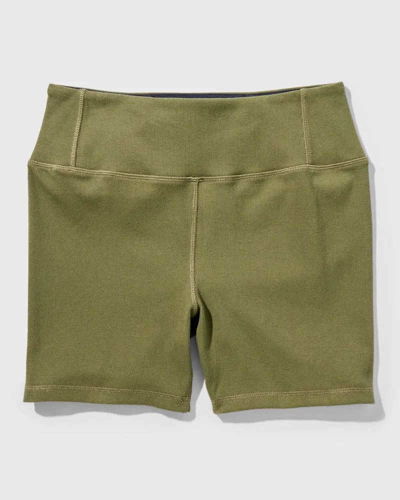 EcoKnit Ribbed Bike Short - 5