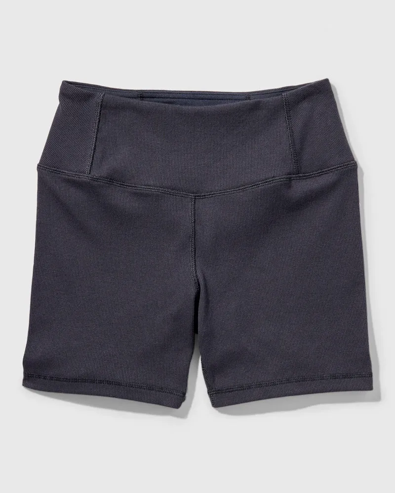 EcoKnit Ribbed Bike Short - 5