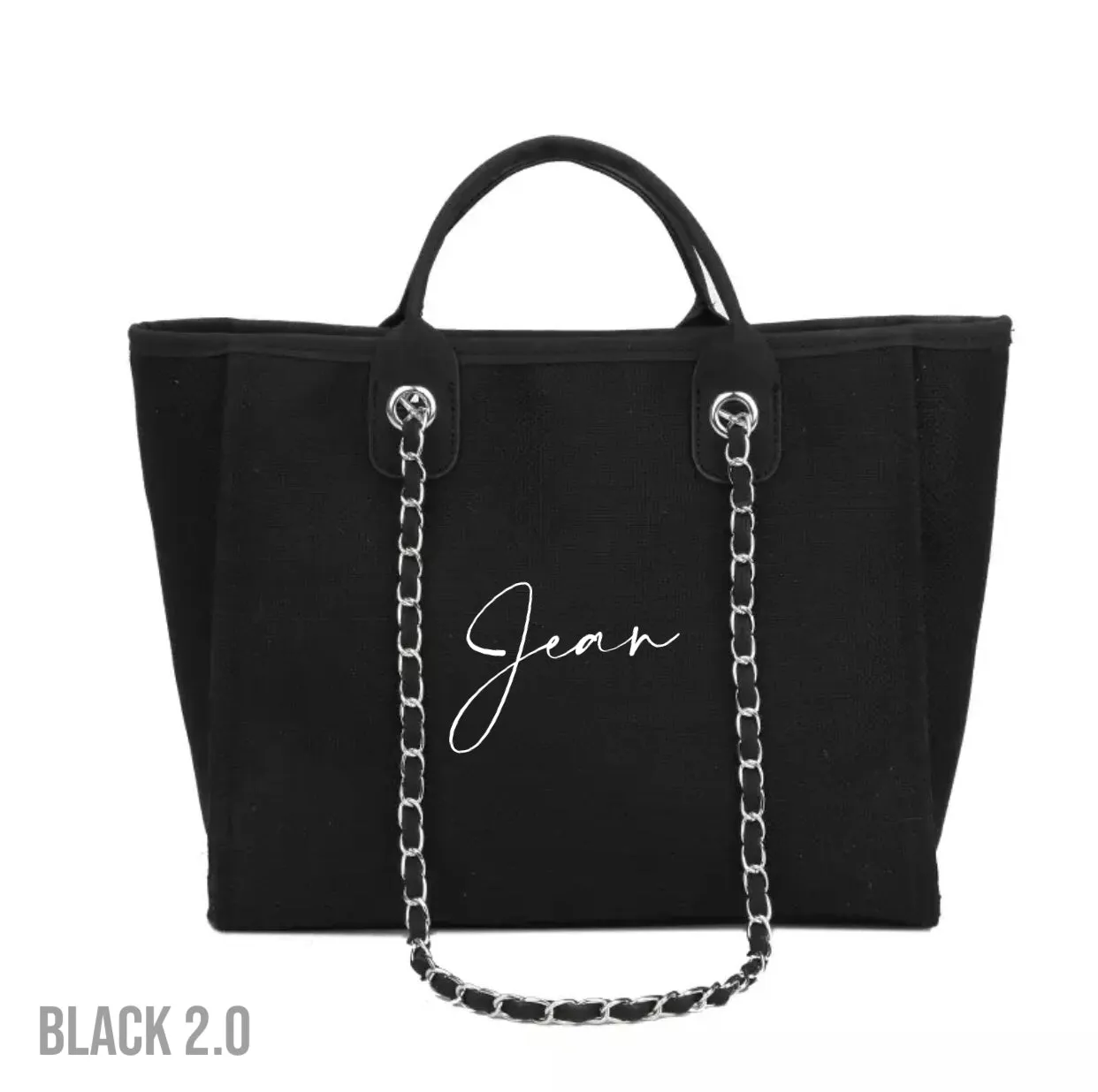 Embroidered Chain Bag