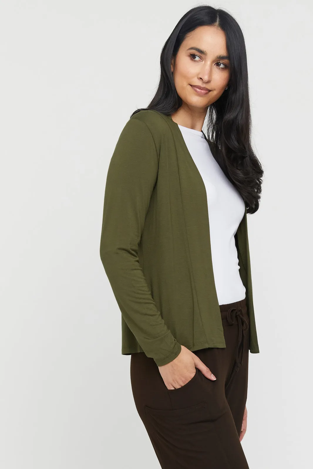 Everyday Cardi - Dark Olive