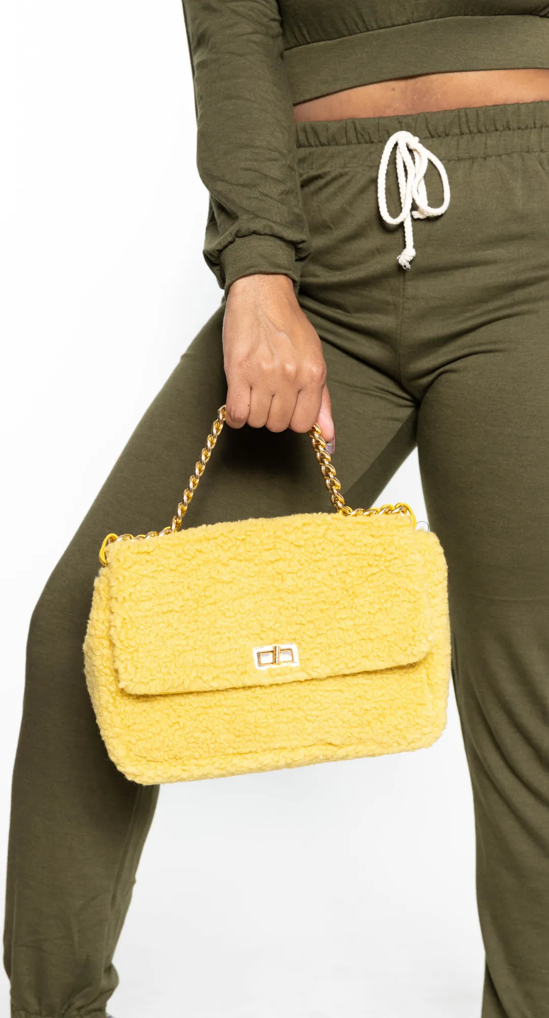 Faux Fur Shoulder Bag