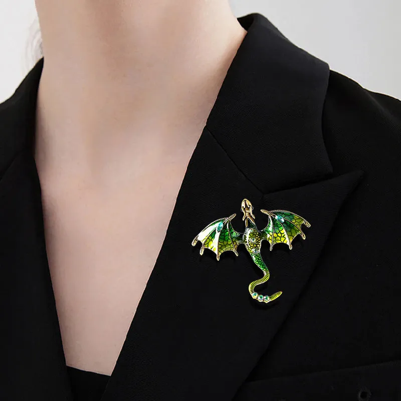 Flying Dragon Brooch