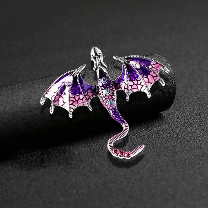 Flying Dragon Brooch