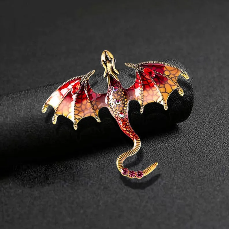 Flying Dragon Brooch