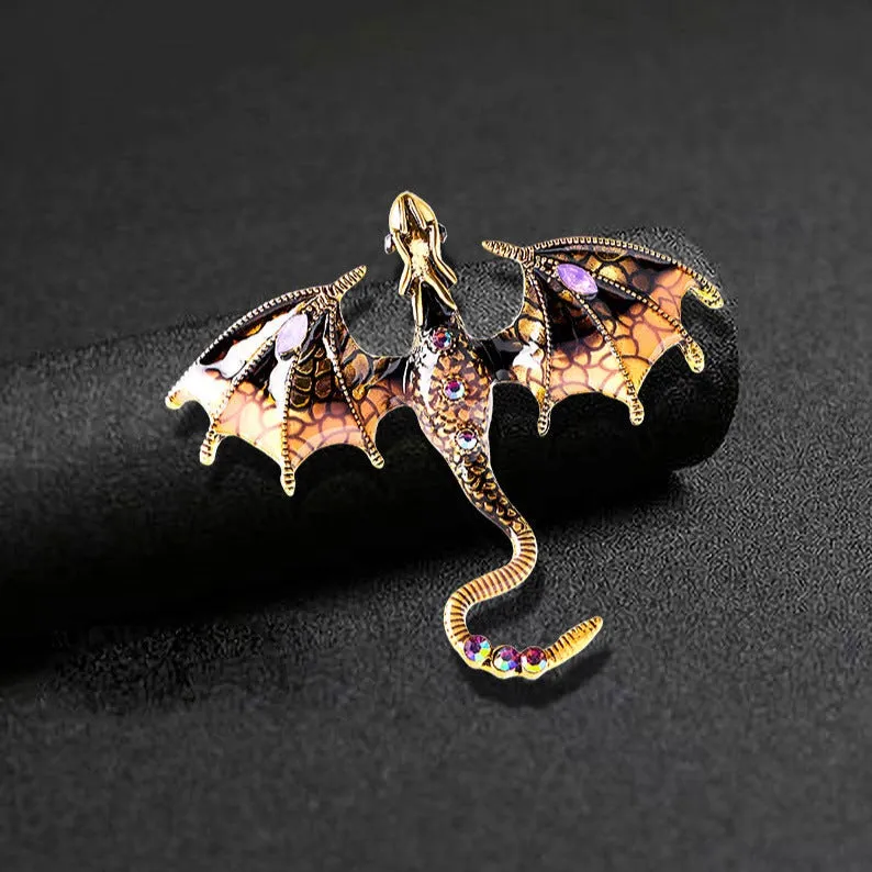 Flying Dragon Brooch