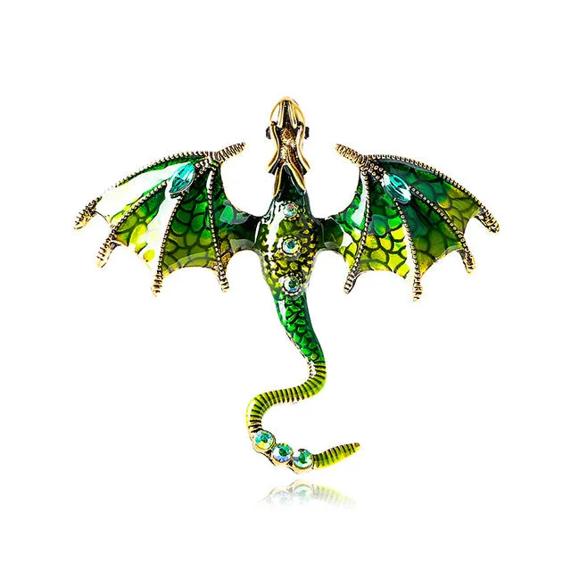 Flying Dragon Brooch