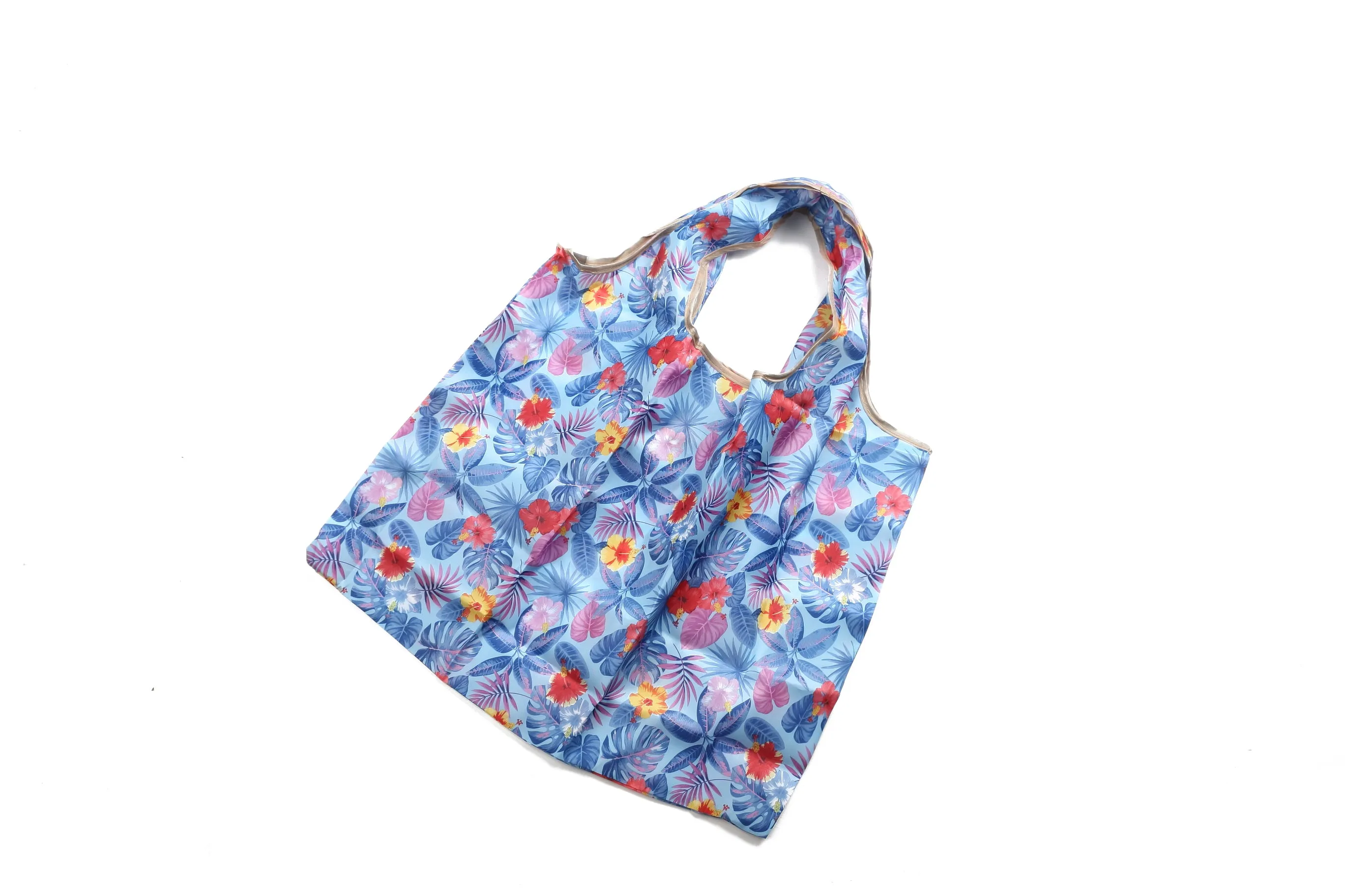 Foldable Bag Jackie Floral Blue