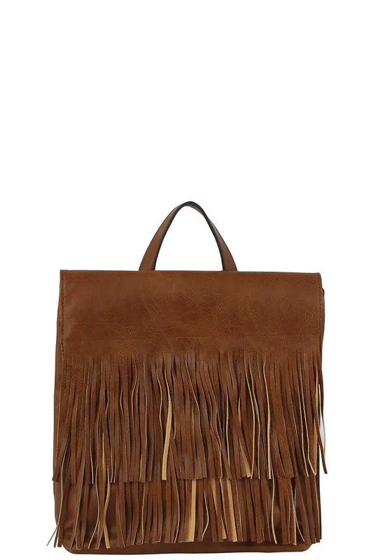 FRINGE BACKPACK