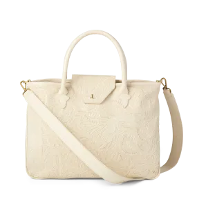 Intagliare Travel Tote :: Glitz Cream