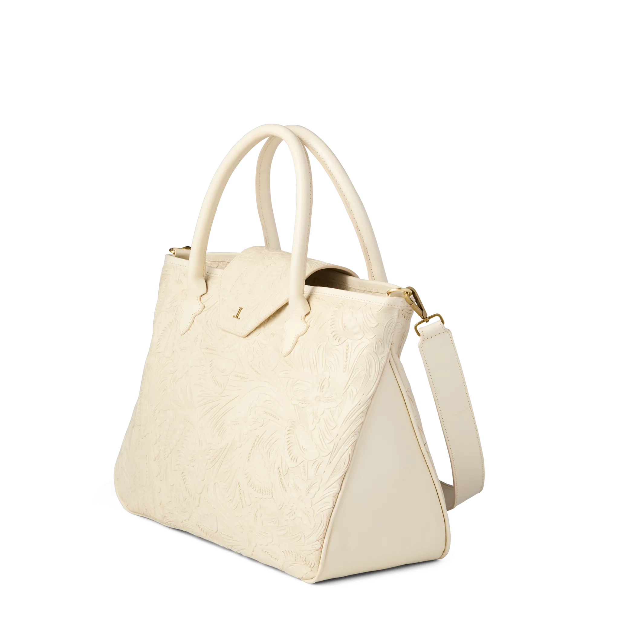 Intagliare Travel Tote :: Glitz Cream