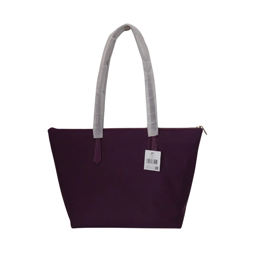 Kate Spade Purple Kitt Nylon Large Tote | Brand New |