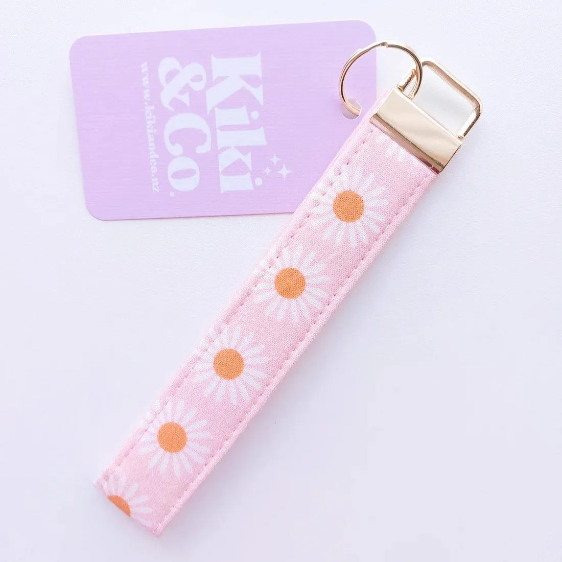 Kiki & Co Pink Daisy Key Chain