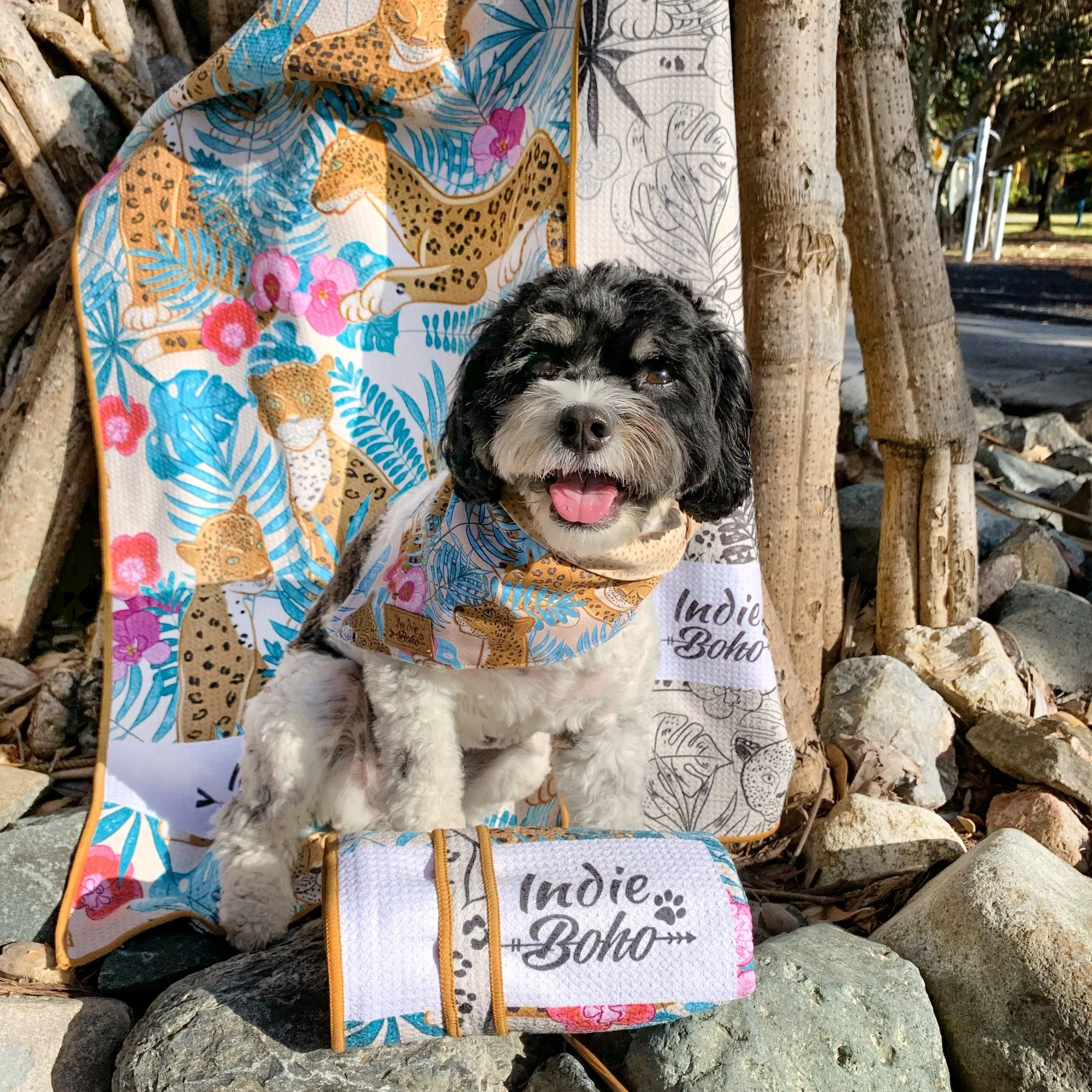 Leopard Luxe Pet Travel Towel