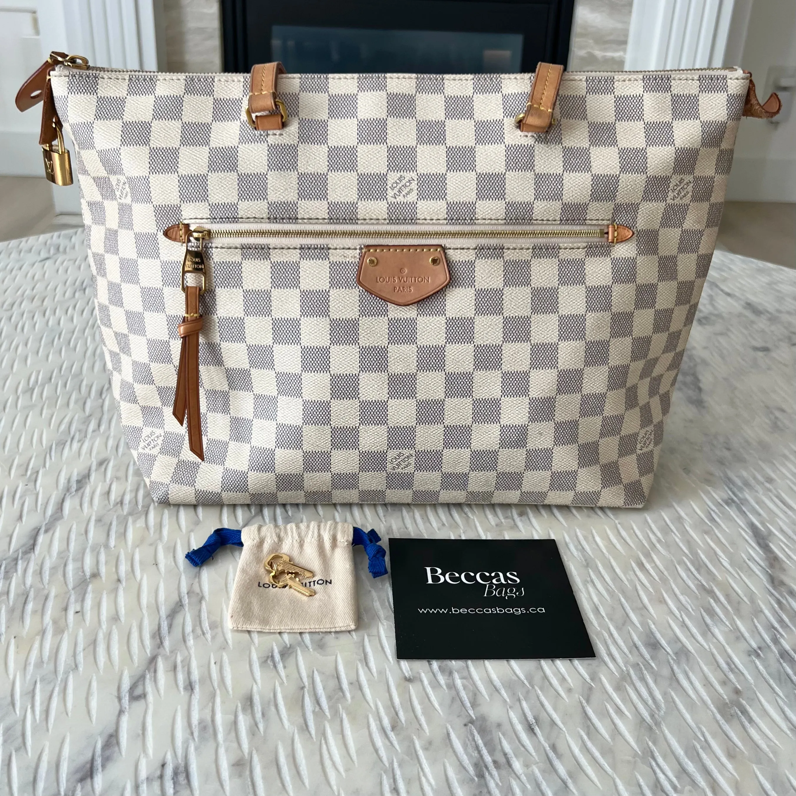 Louis Vuitton Damier Azur Lena Bag