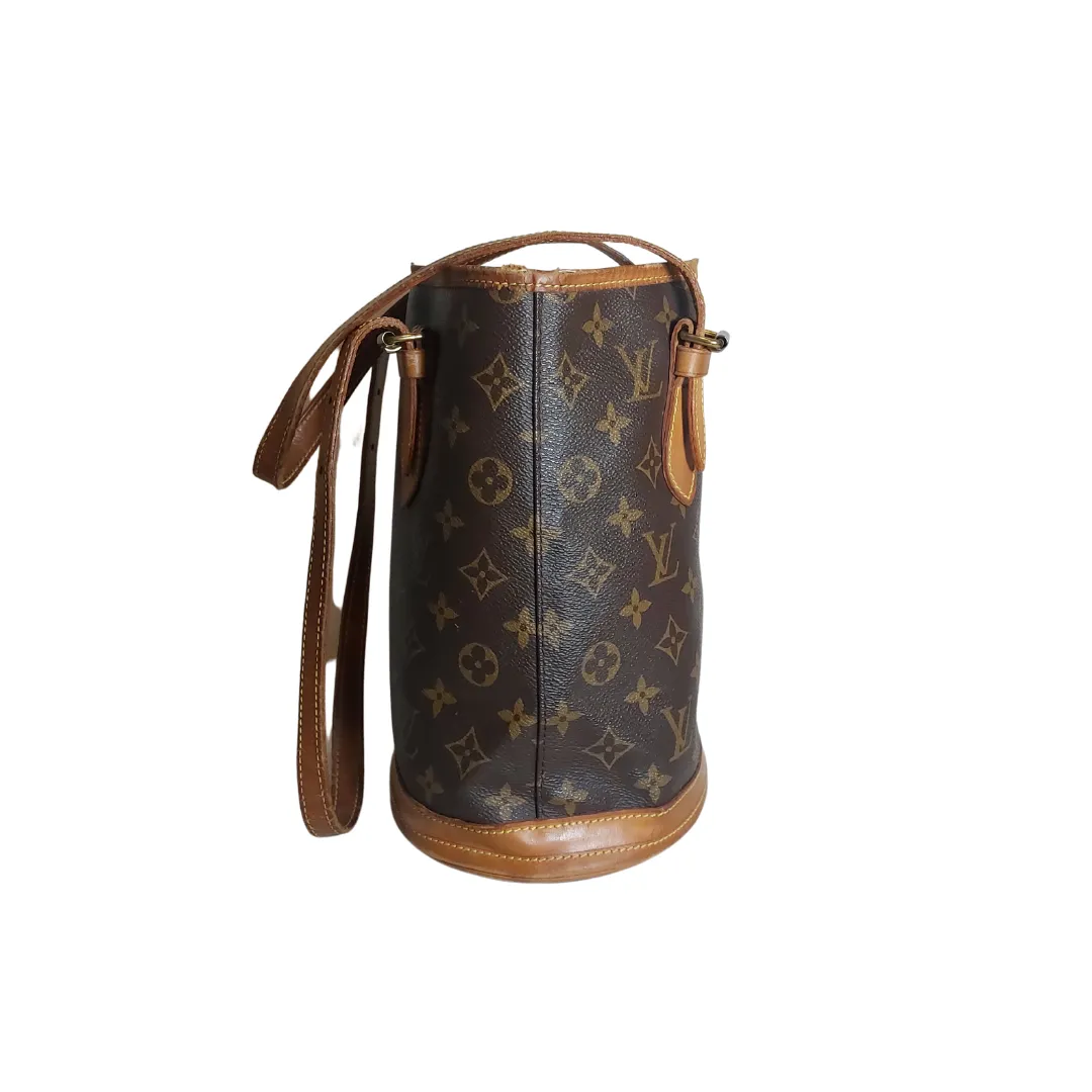 Louis Vuitton Monogram Canvas Petit Bucket Bag | Pre Loved |