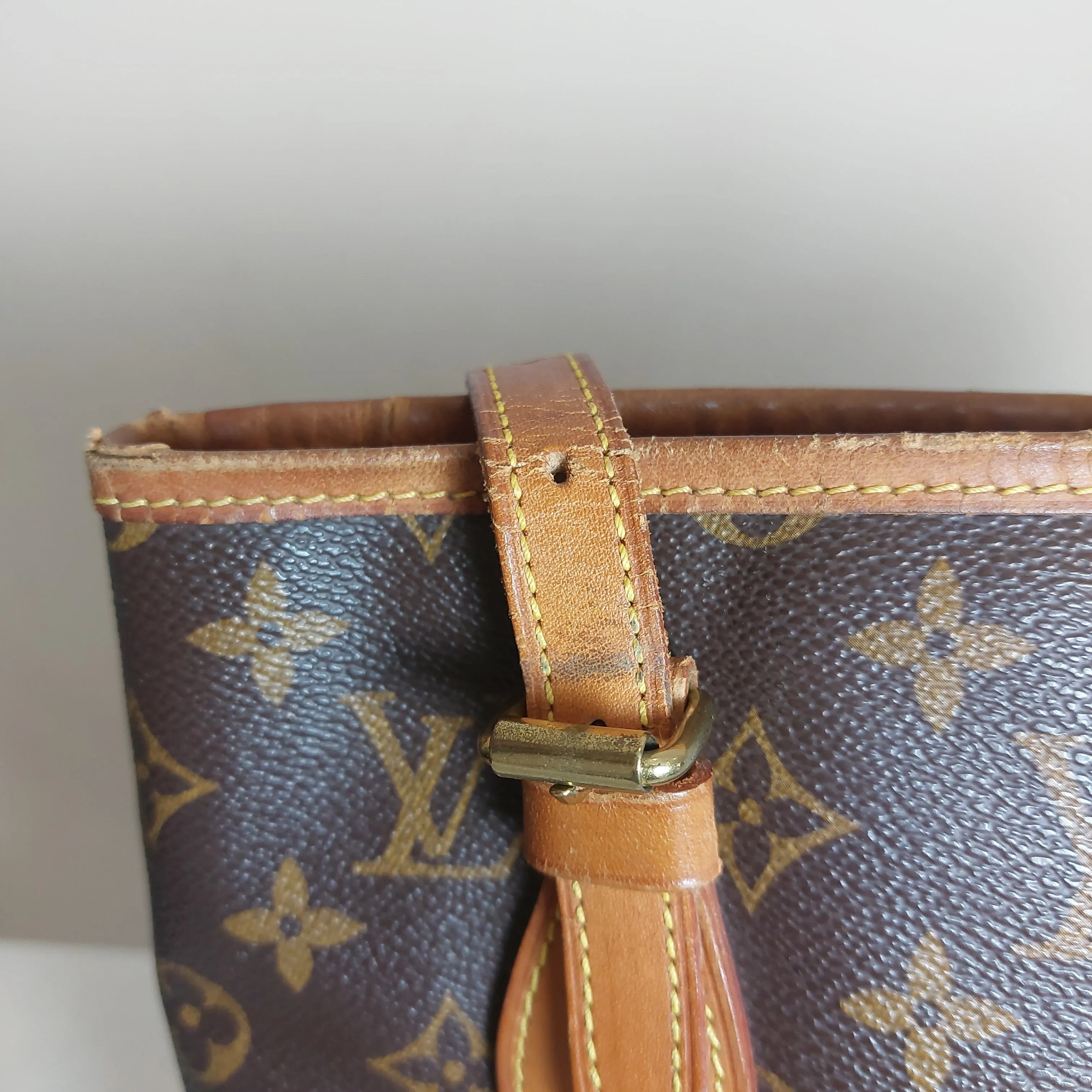 Louis Vuitton Monogram Canvas Petit Bucket Bag | Pre Loved |