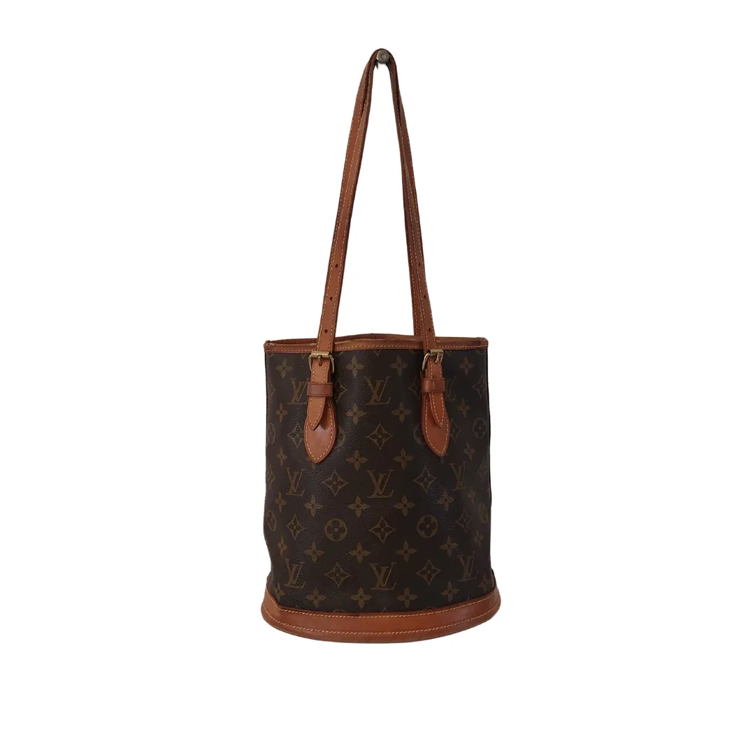 Louis Vuitton Monogram Canvas Petit Bucket Bag | Pre Loved |