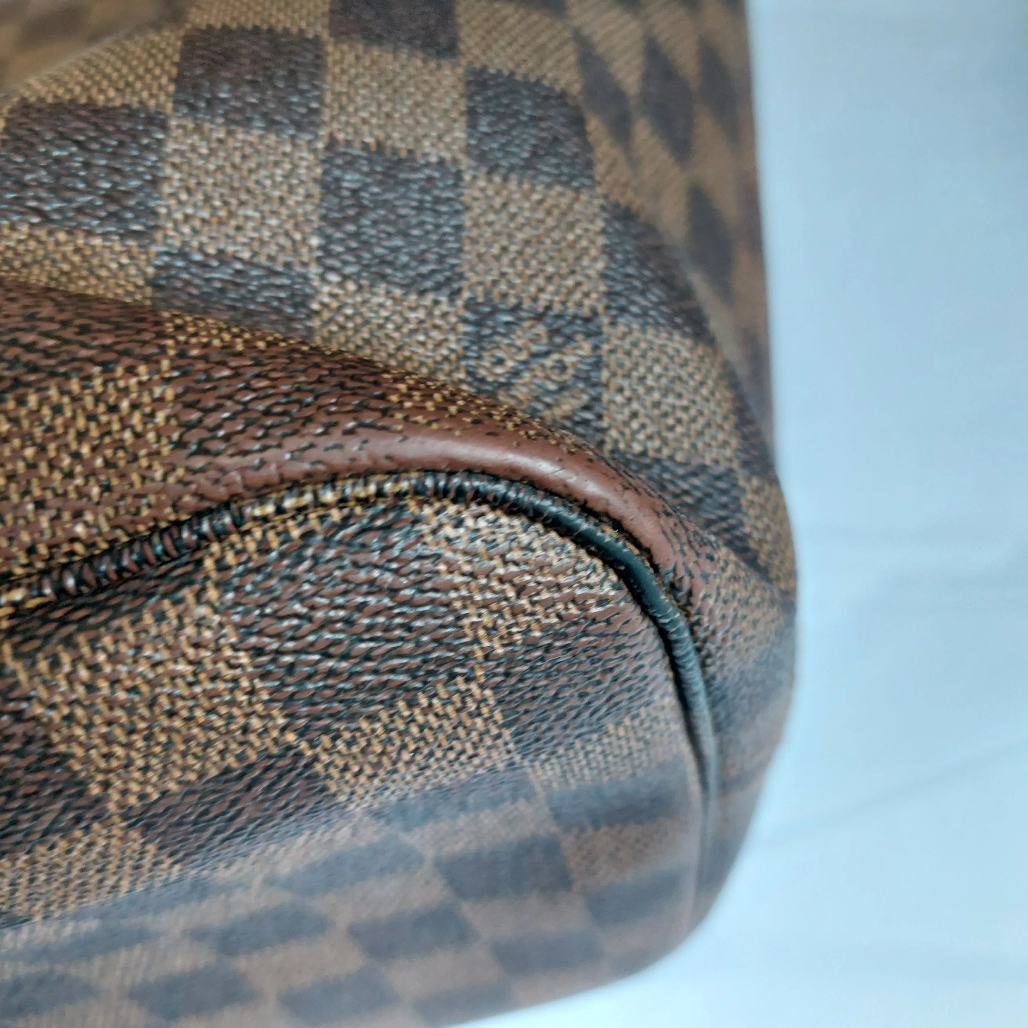 Louis Vuitton Neverfull Damier Ebene Tote | Pre Loved |