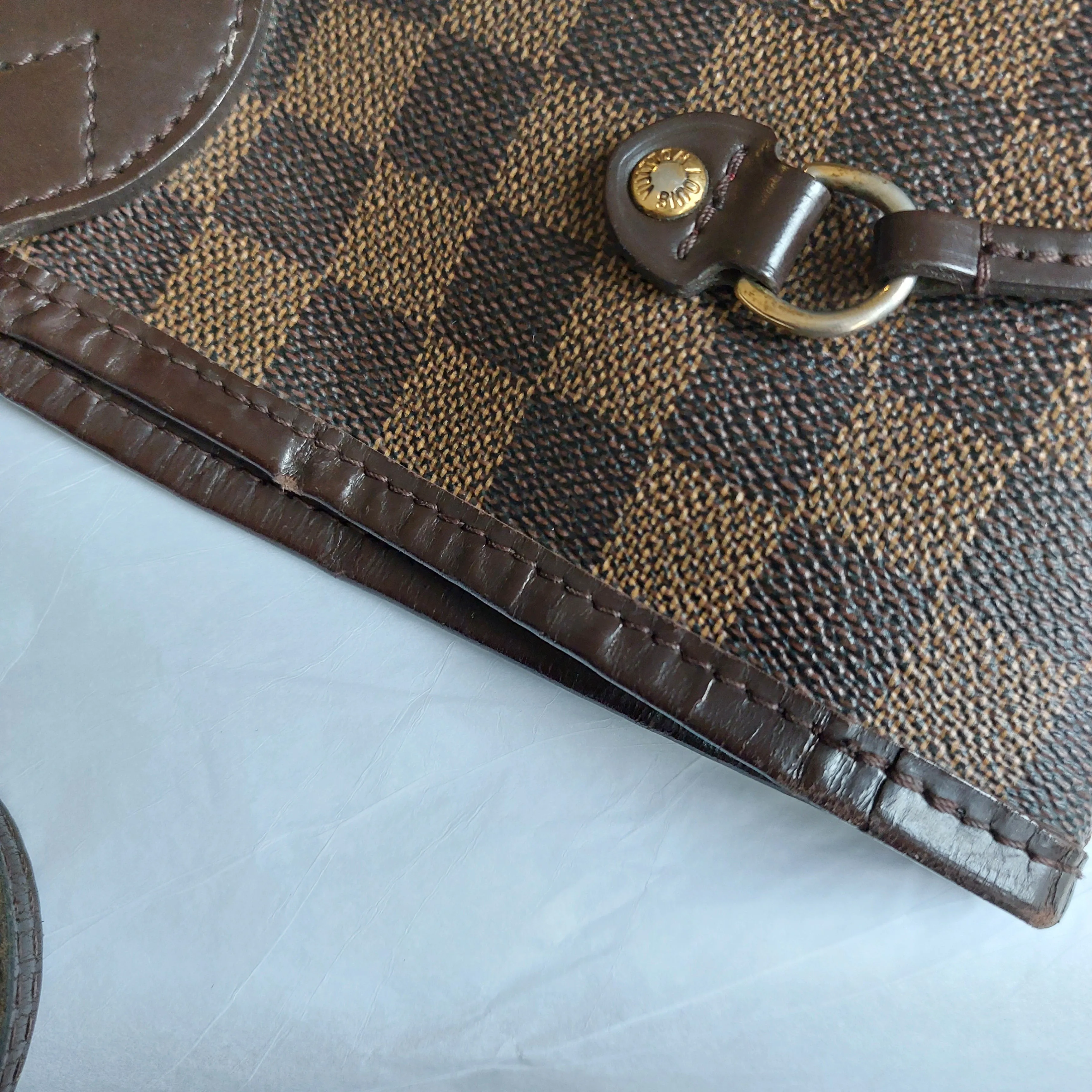 Louis Vuitton Neverfull Damier Ebene Tote | Pre Loved |