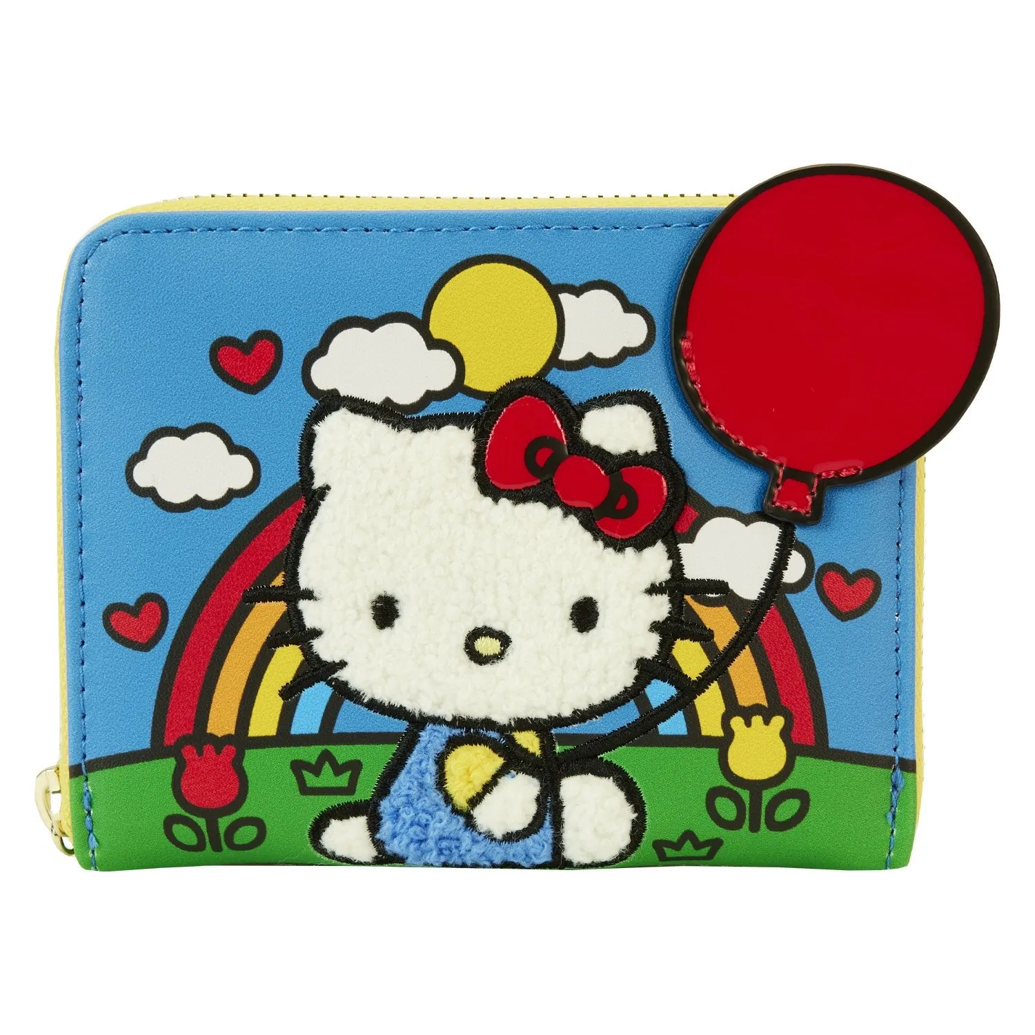 Loungefly Sanrio Hello Kitty 50th Anniversary Chenille Zip-Around Wallet