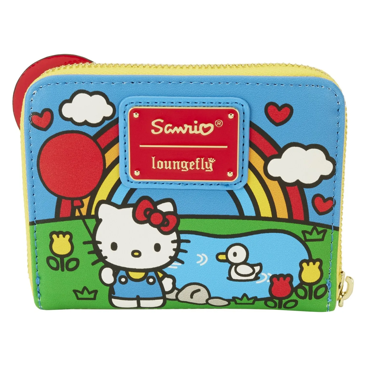 Loungefly Sanrio Hello Kitty 50th Anniversary Chenille Zip-Around Wallet