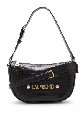 LOVE MOSCHINO Borsa Shoulder Bag Croco Nero JC4426PP0FKS0000