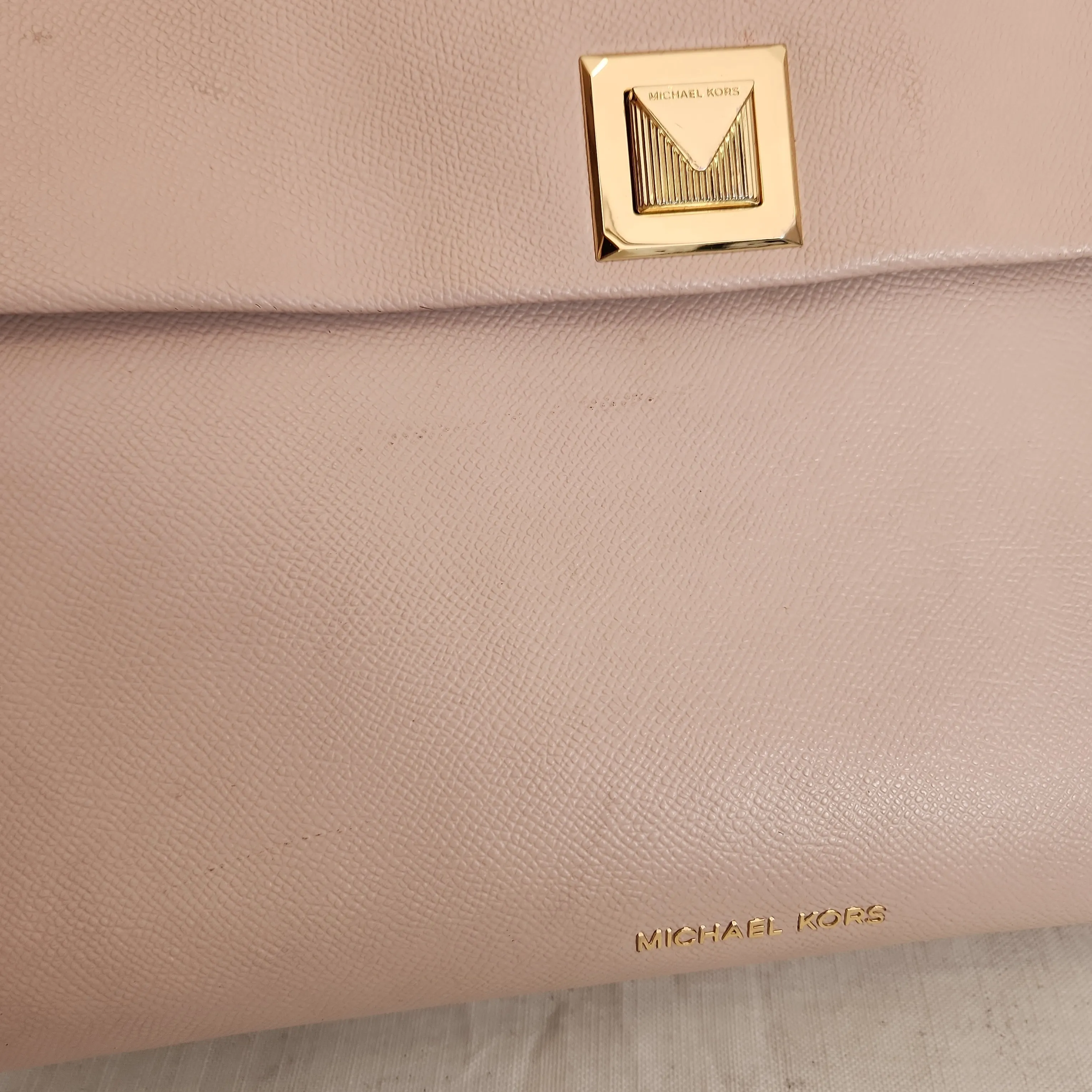 Michael Kors Large Sylvia Light Pink Tote | Pre Loved |