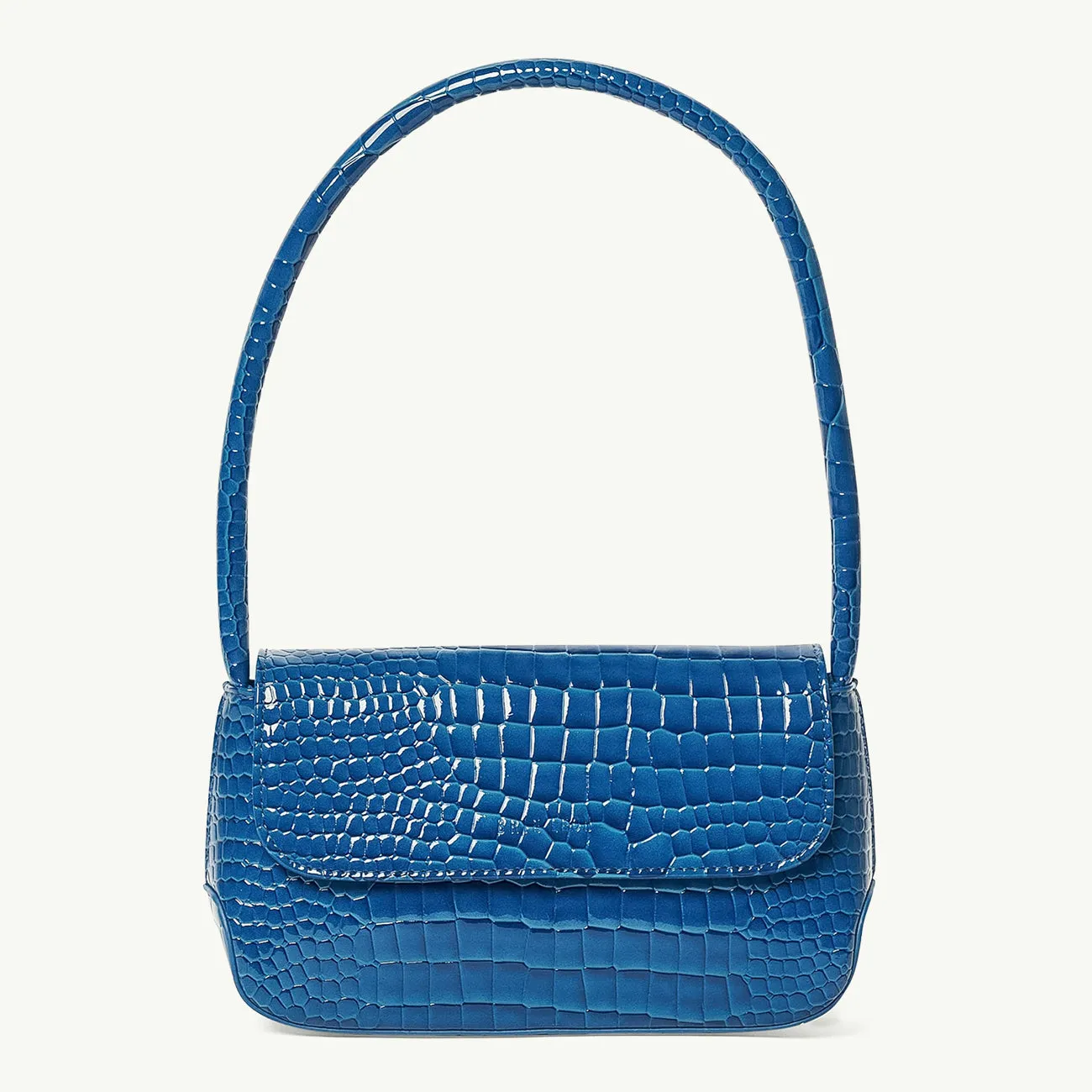 MINI CAMILLE BAG COBALT RECYCLED CROC