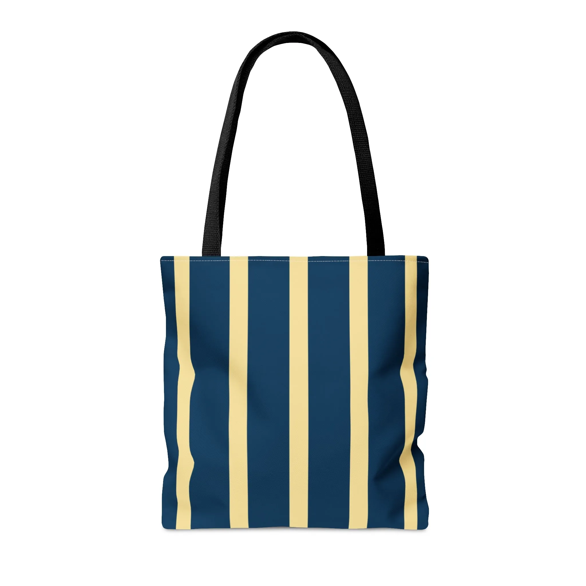 Navy Stripes Tote Bag