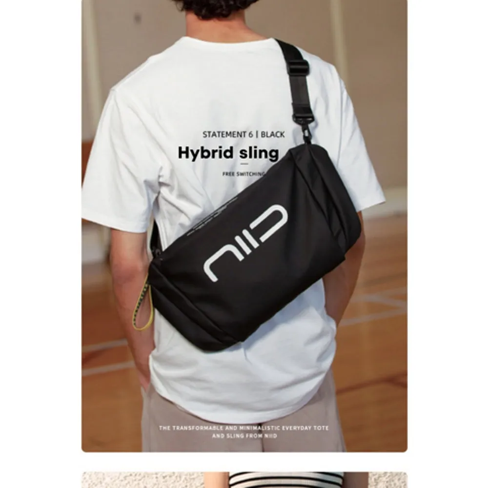 NIID NIID ST@TEMENT S6 HYBRID SLING BAG / WHITE-WHITE