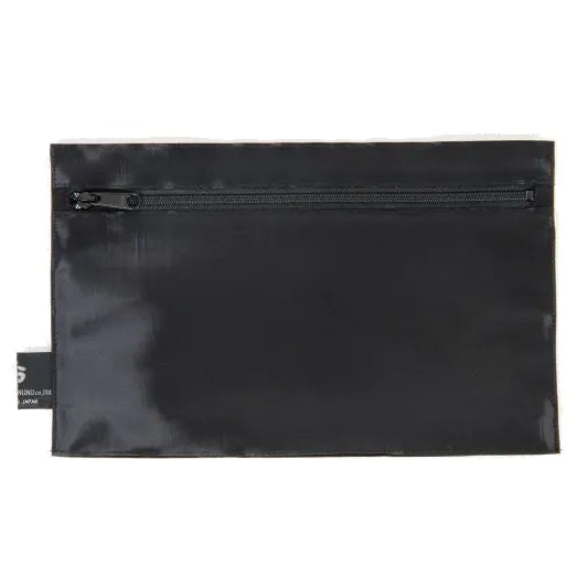 NUNO Zippered Pouch: "Coal" (Ebony)