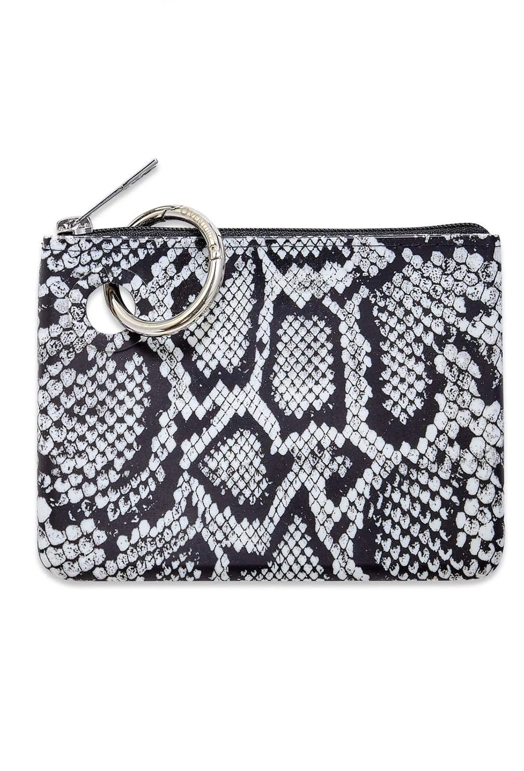 O-Venture Mini Silicone Pouch in Tuxedo Snakeskin