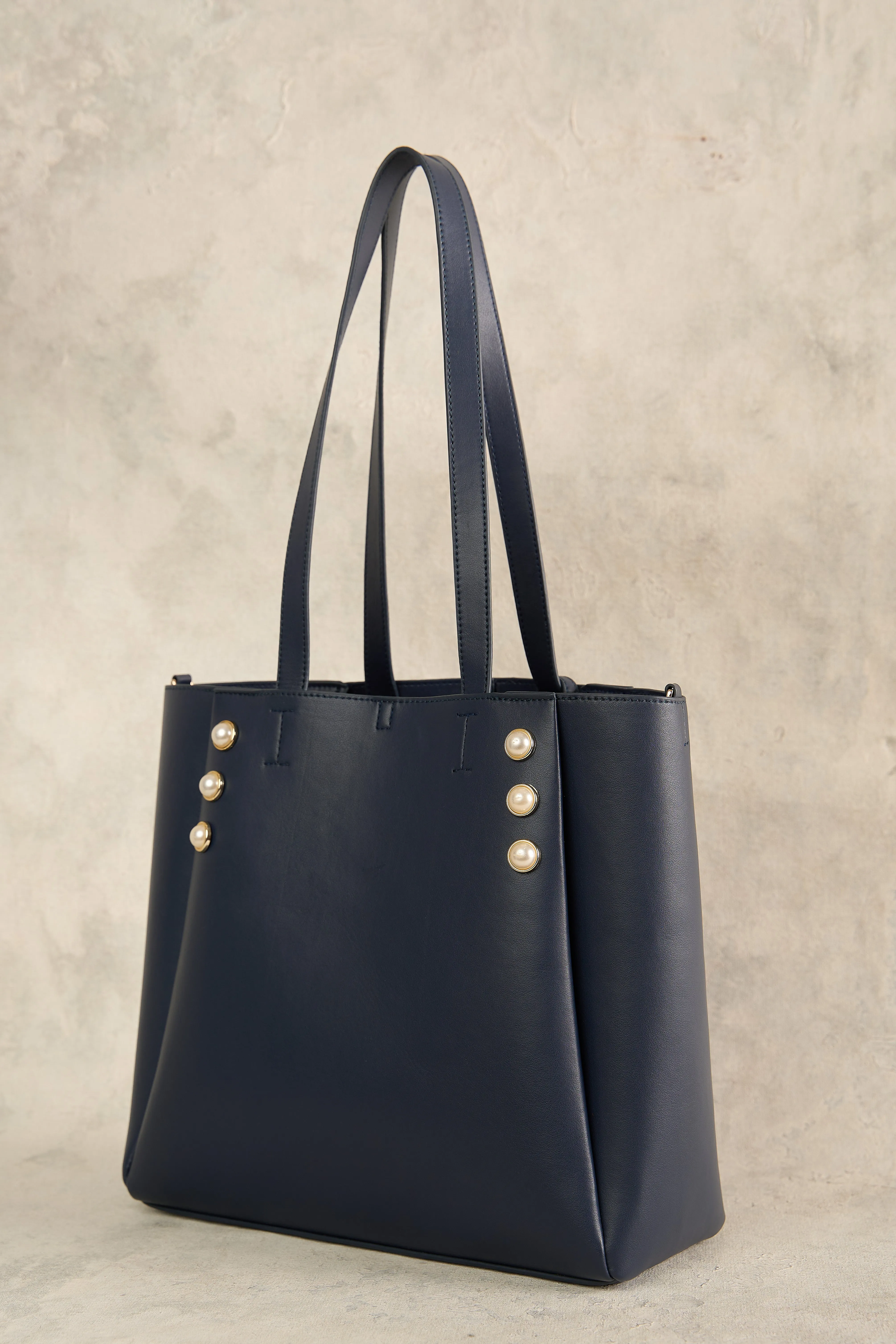 Pearl Trim Tote