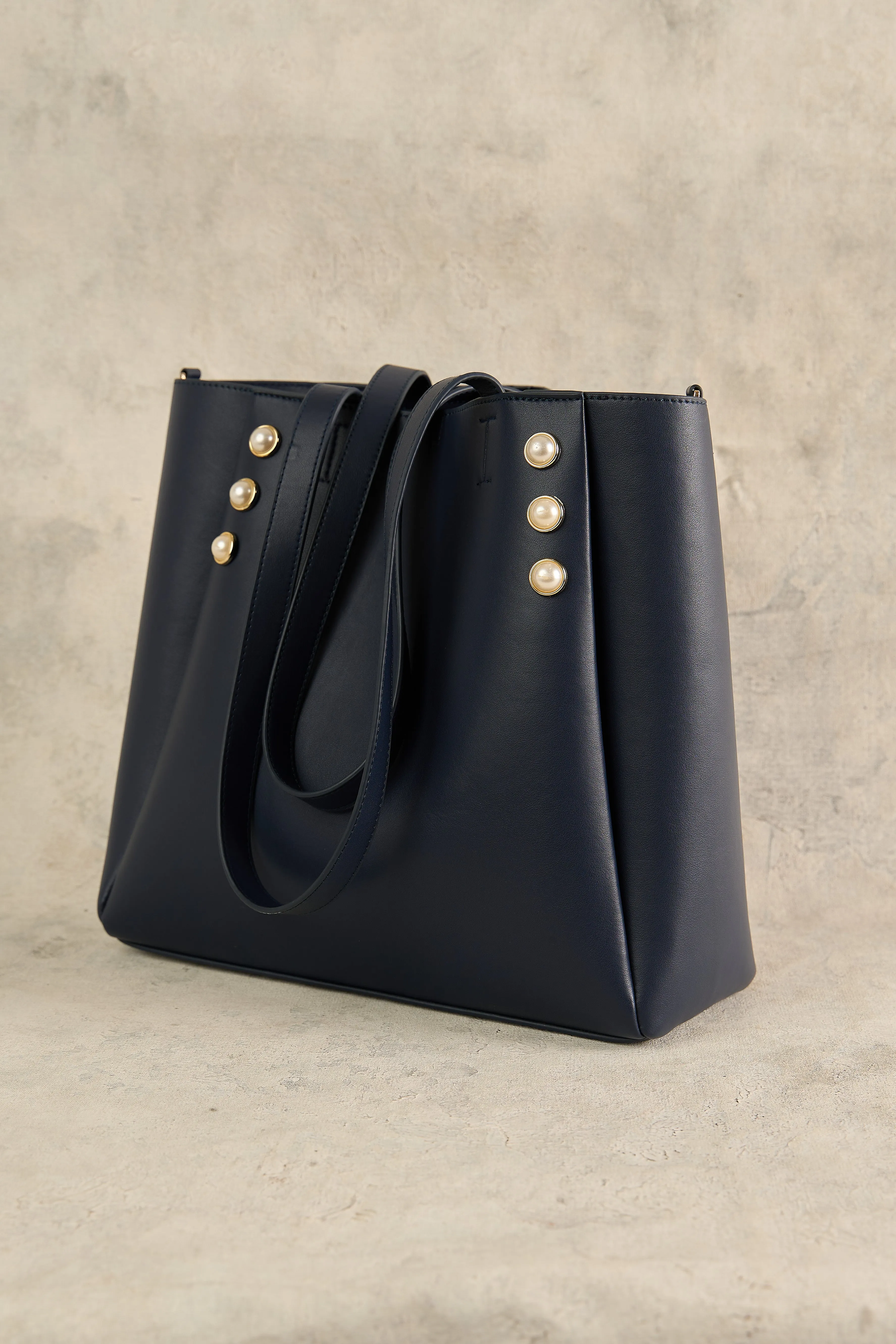 Pearl Trim Tote