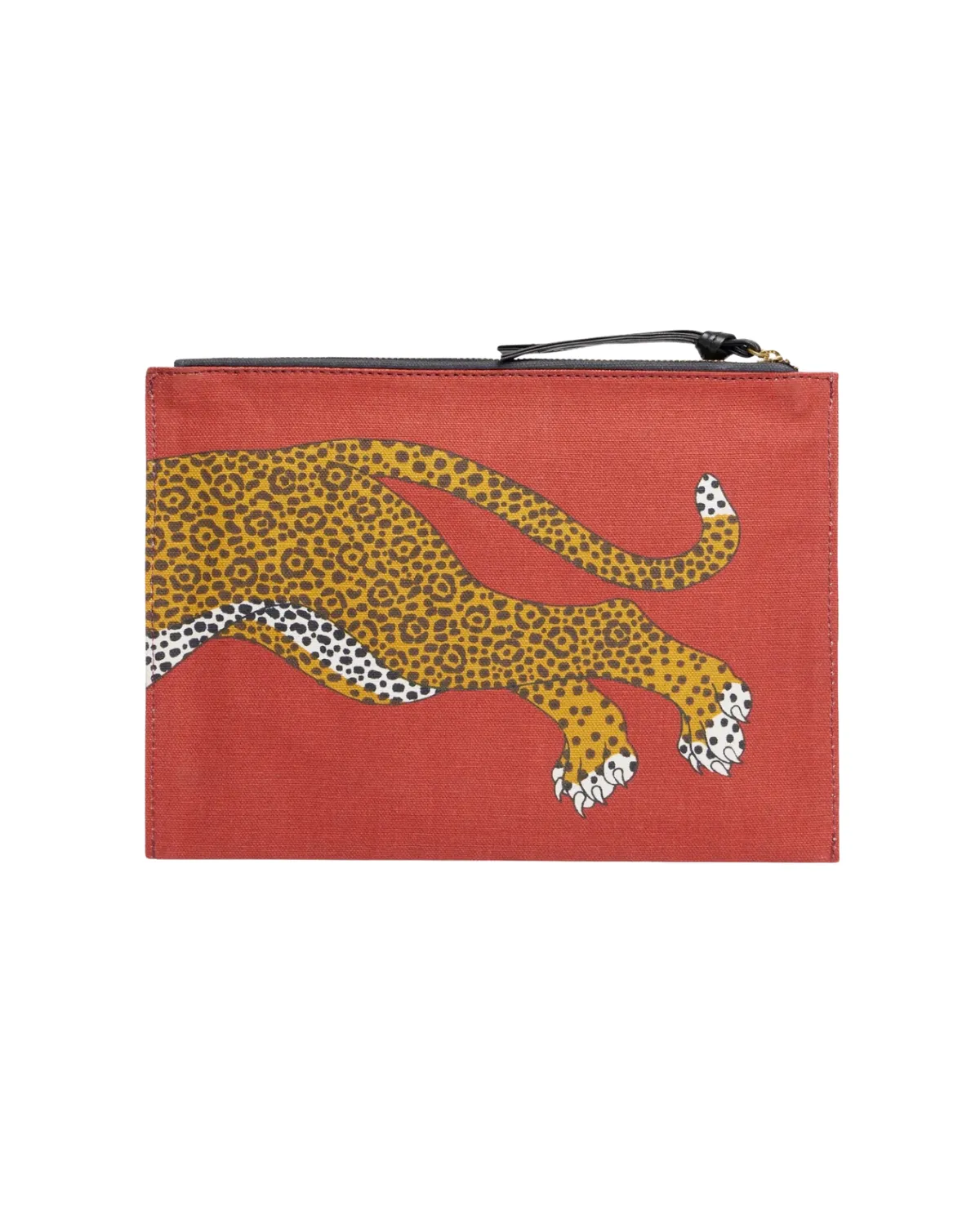 Pochette Mykonos Leopard Pouch (Terracotta)