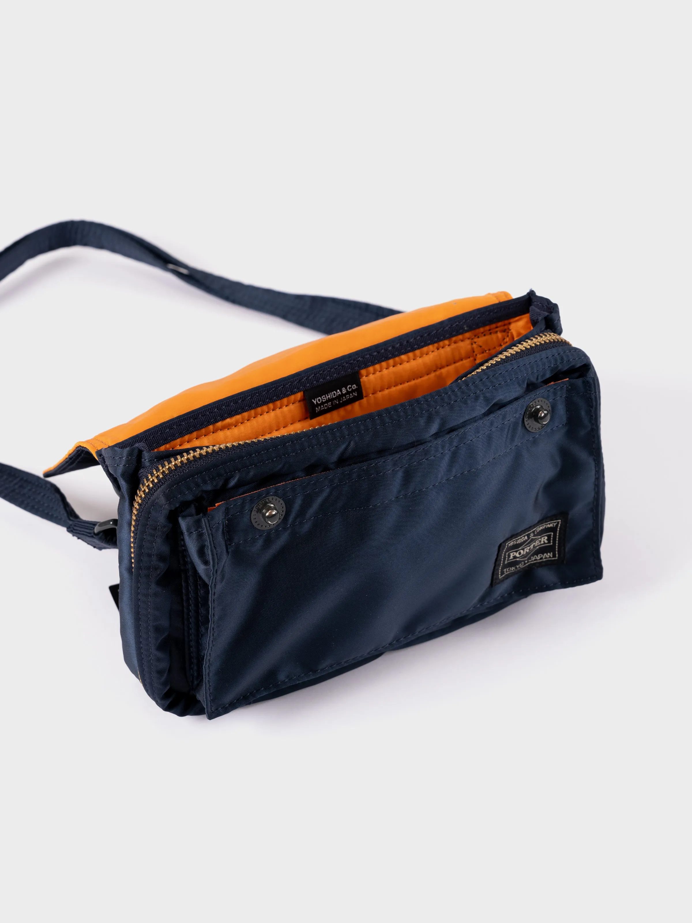 Porter-Yoshida & Co Tanker Pop Front Shoulder Bag - Iron Blue